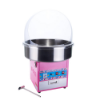 CCM-28C Showtime Cotton Candy Machine Candy floss shield cover sitting on floss pan rim
