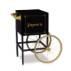 Black Popcorn Popper cart
