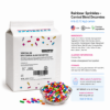Rainbow Sprinkles - NPH Carnival Blend Decorettes caramel/candy apples, cones, popcorn, etc.
