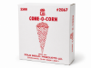 Gold Medal #2067 Cone-O-Corn paper popcorn cups – 2500 count case of 0.8 oz concession cones