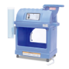 Gold Medal 1888-00-100 Sno-Kone ice shaver with 1/4 HP motor and open-back ice storage cabinet