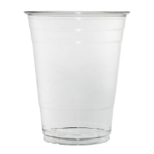 Jovials 16 oz clear PET cold cup – crack-resistant disposable cup for iced coffee and cold drinks